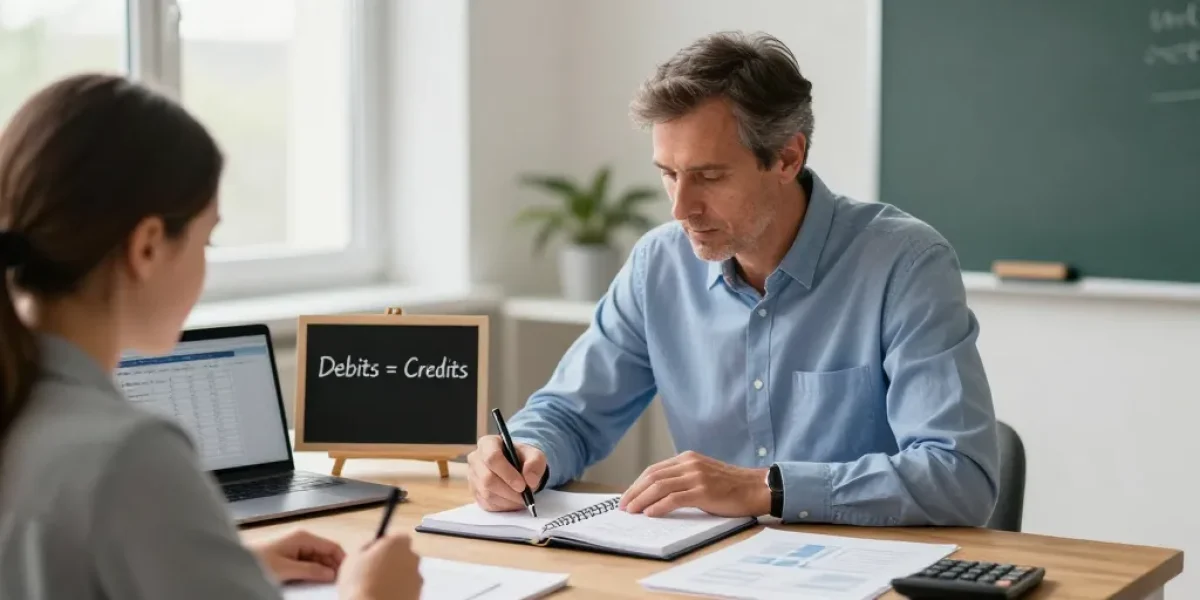 debit credit comptable
