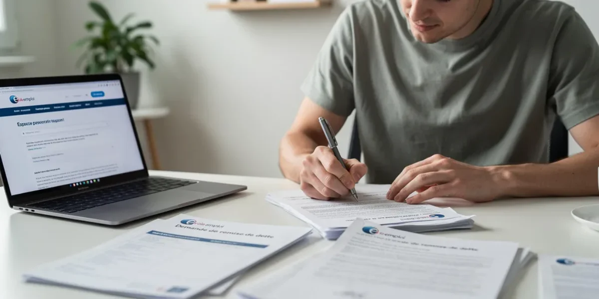 demande d effacement de dette pole emploi