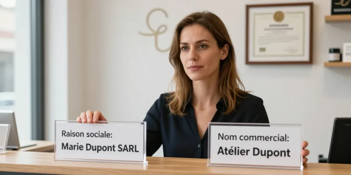 raison sociale d'une personne